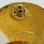 Chanel Earrings Coco Mark Metal Gold Plated Accessories 96 — view 5