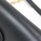 Celine Triomphe Chain Shoulder Bag Black — view 7