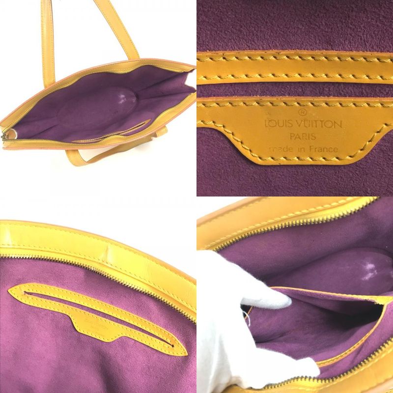 Louis Vuitton Handbag Saint-Jacques Epi Leather Tassili Yellow — view 8