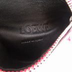 Loewe Leather Pink Coin Case Ankle Pouch Wallet 1448 — view 5