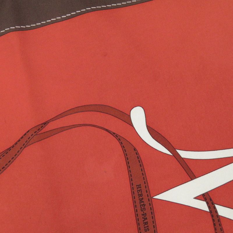 Hermes Carre 90 Monsieur ET Madame & Silk Multicolor Scarf 0074 — view 6