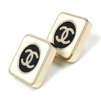 Chanel Metal Coco Mark Square Earrings Ab9777 — view 4
