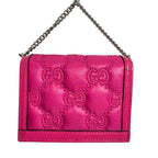 Gucci 2-Way Bag Handbag GG Mini Matelasse Pink — view 3