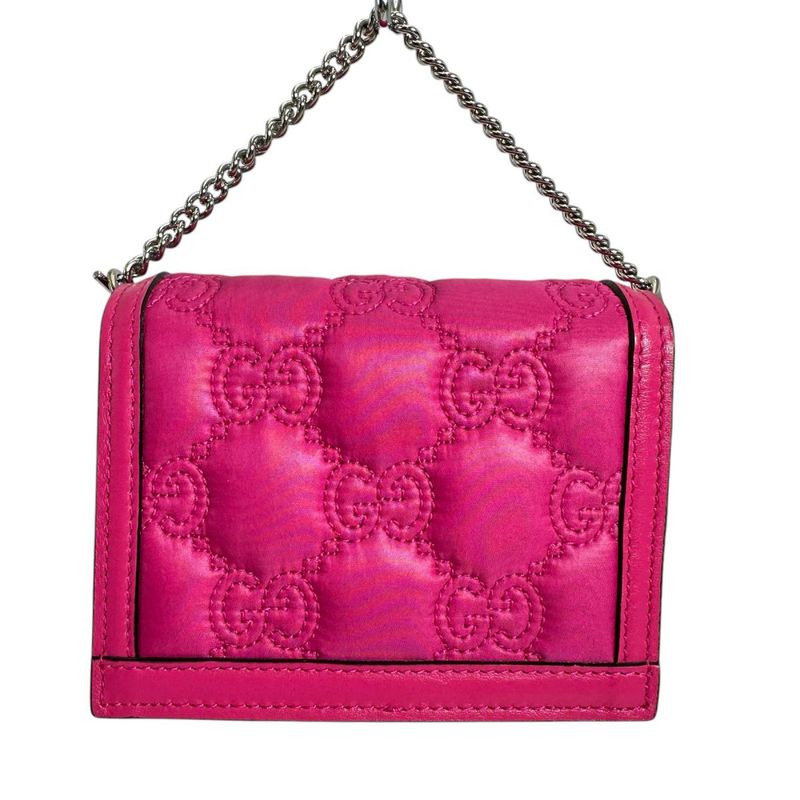 Gucci 2-Way Bag Handbag GG Mini Matelasse Pink — view 3