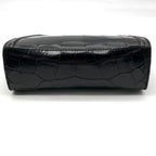 Gucci Croco Logo 2-Way Mini Shoulder Bag Black — view 8