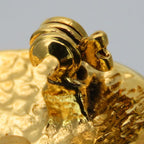 Chanel Brooch Coco Mark Metal Gold Plated Accessories — view 7