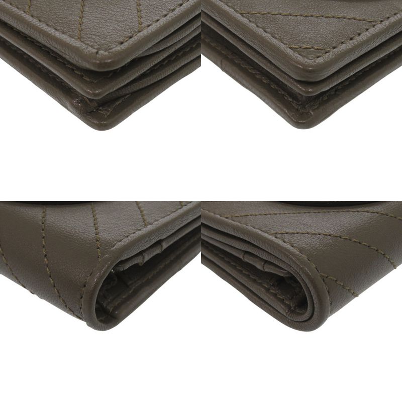 Gucci Blondi Leather Brown Fold Wallet 1388 — view 3