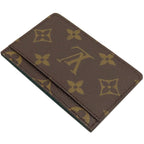 Louis Vuitton Card Case Porte Carte Surple Monogram Canvas Green — view 3