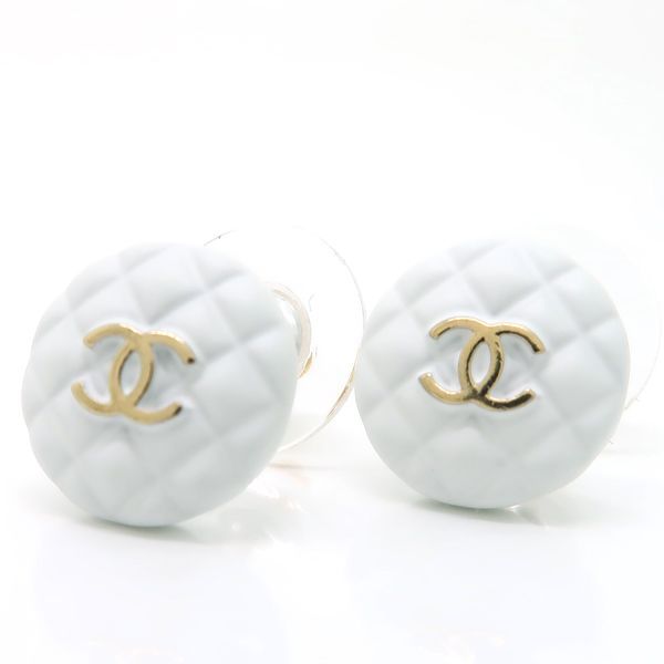 Chanel A19 C Coco Mark Quilted White Mini — view 3