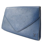 Louis Vuitton Art Deco Second Bag Epi Leather Toledo Blue Clutch — view 2