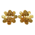 Chanel Coco Mark Vintage 94 P Metal Gold Earrings 0505 — view 3