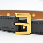 Hermes Belt Pop H Courte 15 80 cm Black Gold Hardware — view 7