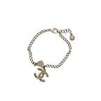 Chanel Coco Mark Motif Metal Chain Bracelet Bangle Accessory 12A — view 5