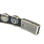 Bottega Veneta Bracelet Intrecciato AG 925 Silver and Black — view 4