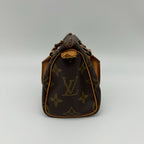 Louis Vuitton Monogram Canvas Shoulder Bag Mini Speedy Brown — view 4