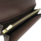 Louis Vuitton Long Wallet Portefeuille Sarah Damier Canvas Ebene — view 8