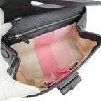 Gucci Daily Bamboo 2-Way Handbag Black Shoulder Leather — view 6