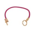 Hermes Grennan Bracelet Rose Mexico Gold Hardware Bangle Accessories — view 8