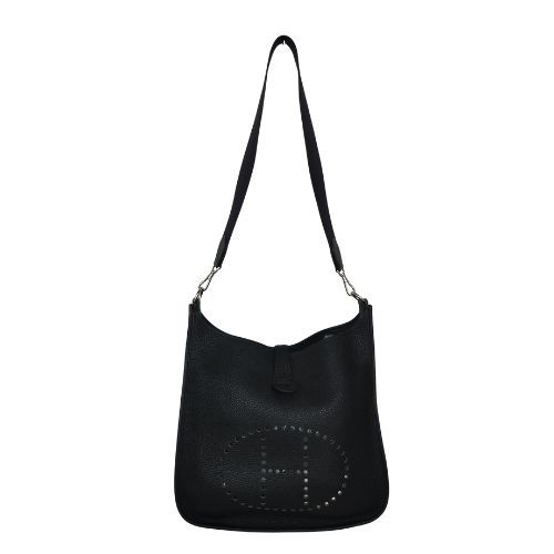 Hermes Shoulder Bag Taurillon Cles Mance Evelyne 1 GM — view 3