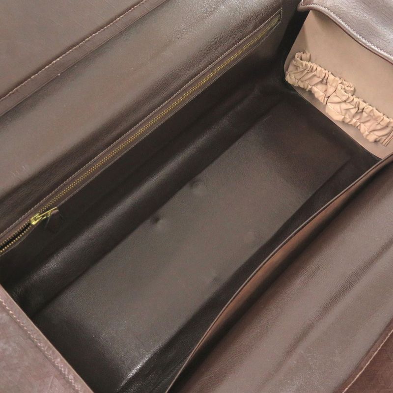 Hermes Vintage Leather Brown Gold Hardware 00 Boston Bag — view 7
