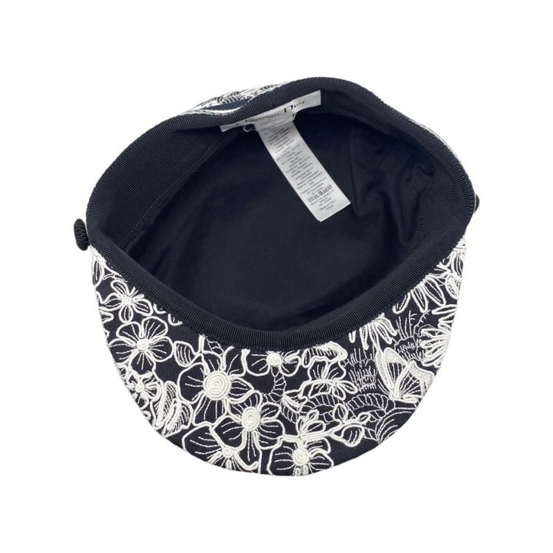 Christian Dior Sailor Cap Embroidered Design Travel 31 Rev920 X131 56 Size — view 6