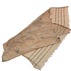 Hermes H Logo Shawl Large Lame Light Pink — view 4