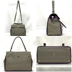Saint Laurent 2-Way Bag Gray Purple Muse — view 2