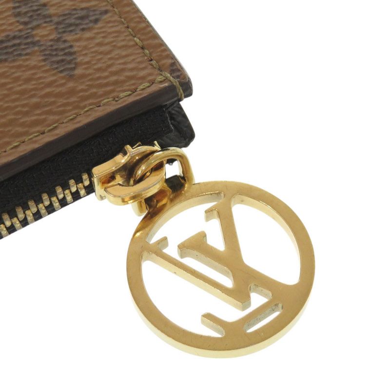 Louis Vuitton Porte Carte Romy Monogram Reverse IC Chip Brown Card Case — view 8