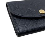 Louis Vuitton Coin Case Porte Monnaie Rosalie Monogram Empreinte Noir — view 3