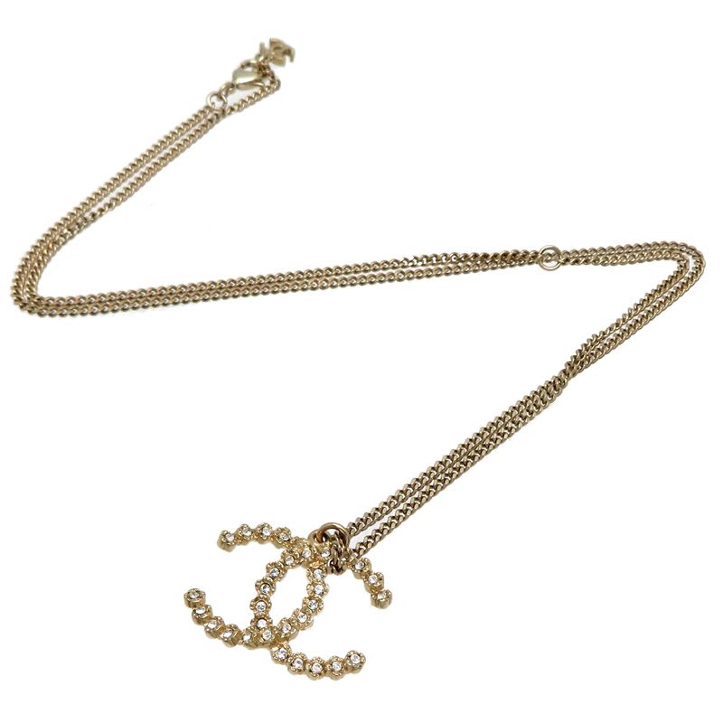 Chanel Coco Mark Rhinestone Necklace — view 4