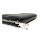 Gucci Round Zipper Long Wallet With Coin Purse Black — view 3
