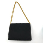 Chanel CC Logo Mini Quilted Pushlock Cotton Jersey Chain Shoulder Bag — view 3
