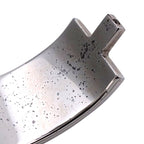 Hermes Bangle Click Classic H GP Silver Red Classy Fashionable — view 8