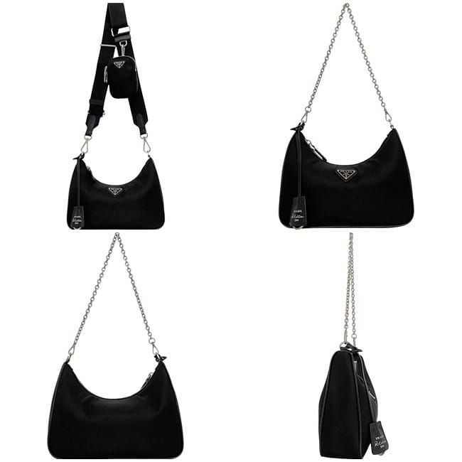 Prada 2-Way Bag Black Nero Reedition 2005 — view 3