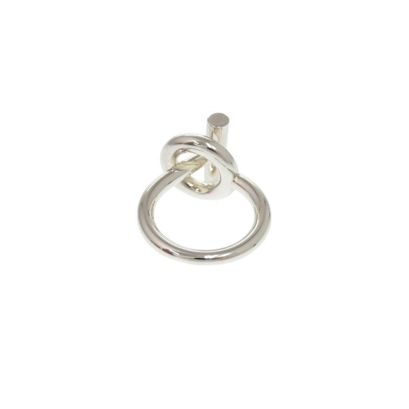 Hermes Echape Size 53 Silver 925 Ring 0341 — view 6