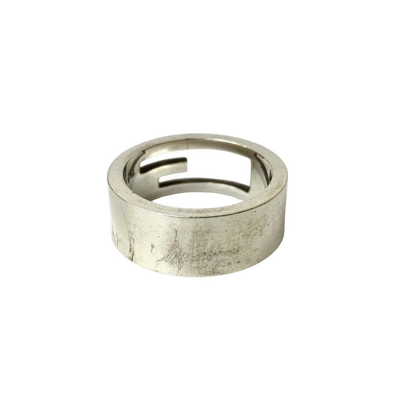 Gucci Square G Ring Silver 925 No 14 Accessories 102-4 — view 9