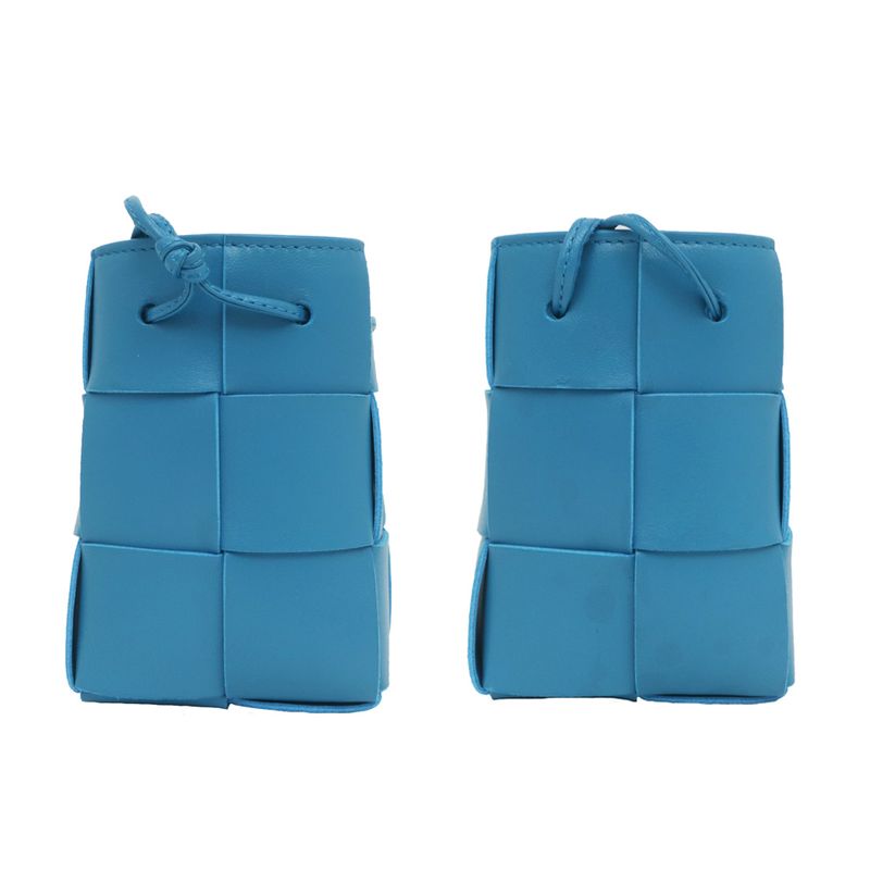 Bottega Veneta Cassette Mini Crossbody Bag Bucket Blue — view 4