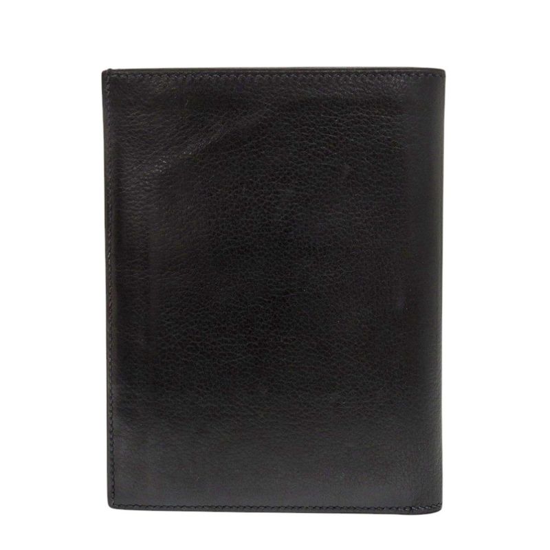 Hermes Vaubourg Grain Black Card Case 0684 — view 4