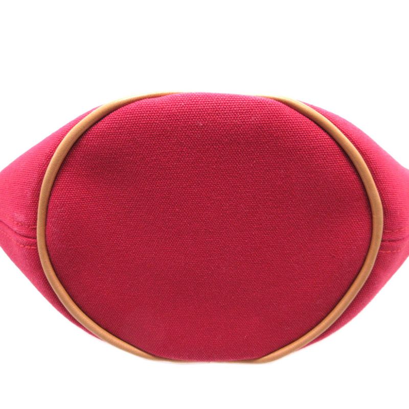 Hermes Palmyre Canvas Rouge Vif Prune Pouch 0179 — view 3