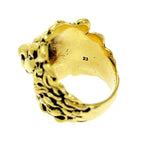 Gucci GP Lion Head Ring Gold — view 8