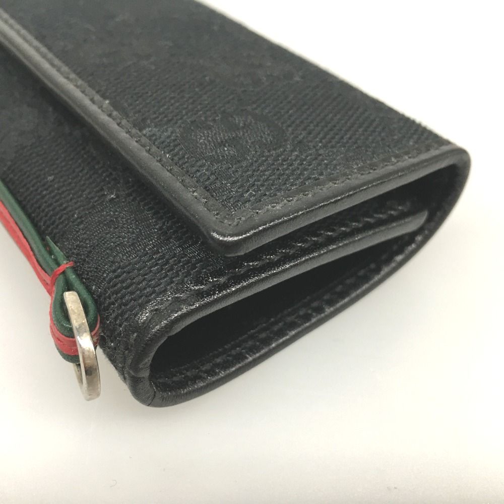 Gucci GG Canvas Key Case 6 Rows Black — view 5