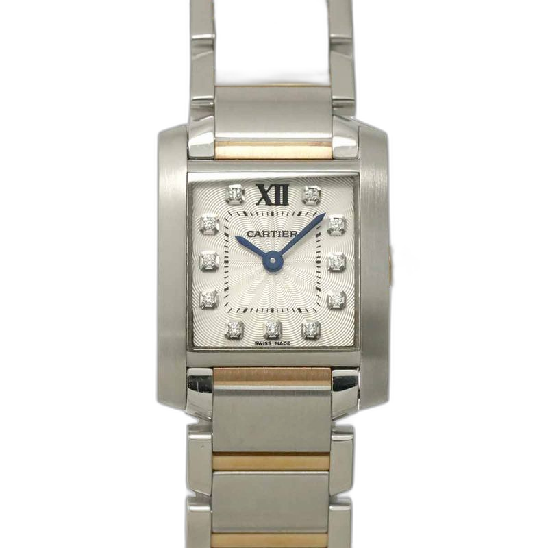 Cartier Tank Francaise SM Combination Watch Diamond PG