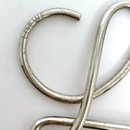 Loewe Key Ring Silver Anagram Metal — view 7