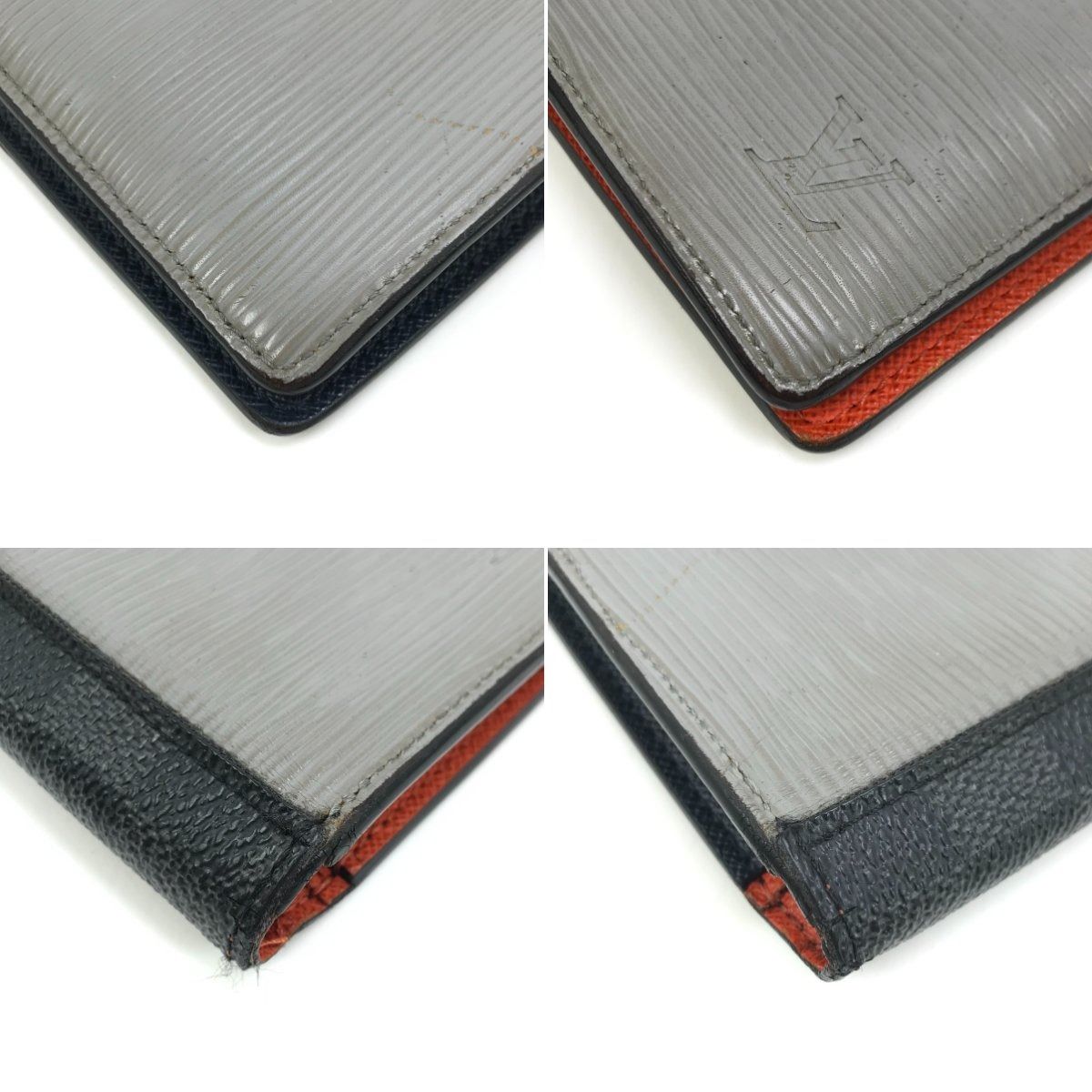 Louis Vuitton Long Wallet Epi Damier Graphite Portefeuille Brother — view 4
