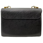 Louis Vuitton Twist MM Epi Noir Black Handbag with Strap Box and Storage — view 2