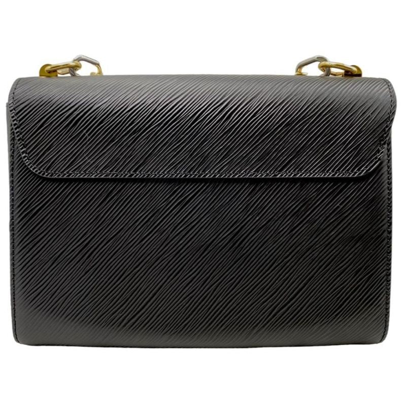 Louis Vuitton Twist MM Epi Noir Black Handbag with Strap Box and Storage — view 2