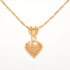 Christian Dior CD Logo Necklace GP With Rhinestones — view 3