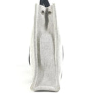 Hermes Handbag Sac Arne MM Toile Ash Black — view 3