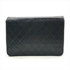 Chanel CC Logo Quilted Lambskin Push Lock Chain Shoulder Bag Black — view 2