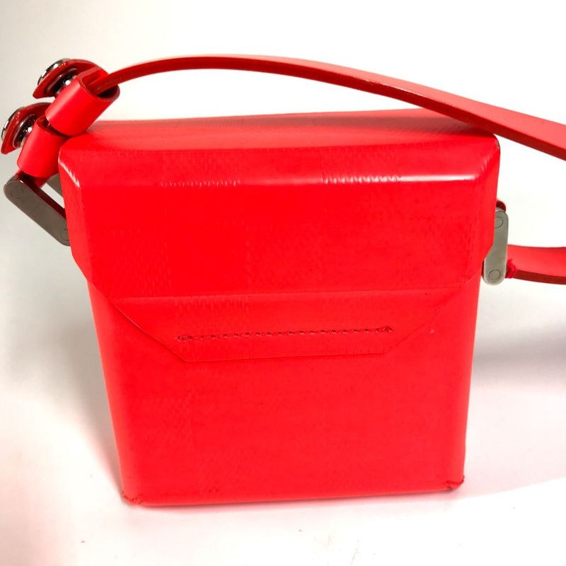 Louis Vuitton Shoulder Bag Marty Damier Gracee Leather Coral Red — view 6